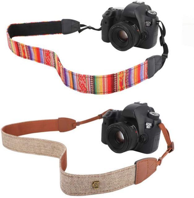 correas de cámara, uno de los mejores regalos para viajeros